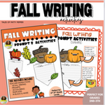 Fall Writing Activities by Tales of Patty Pepper