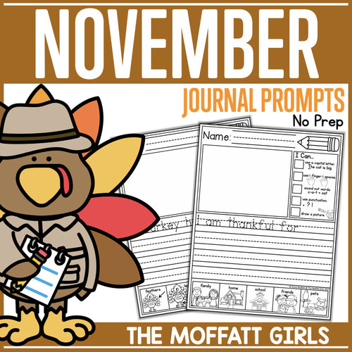 November Journal Prompts by The Moffatt Girls