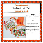 Pumpkin Patch Numbers 1-20 Activity Pack for Pre-K & Kinder | Printable Classroom Resource | Little Journeys in PreK and K