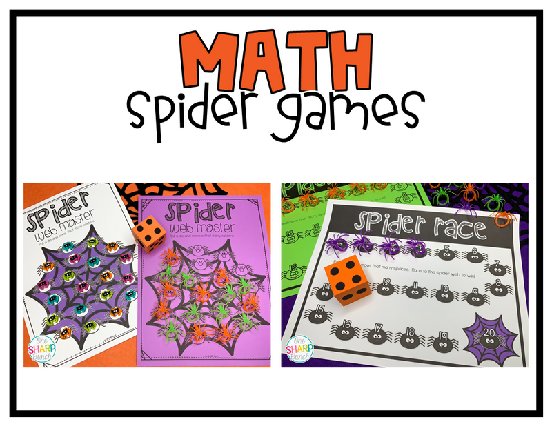 Halloween Roll and Cover Dice Game, Roll and Race