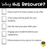 Valentine's Day: Student Activity Pack LOW PREP