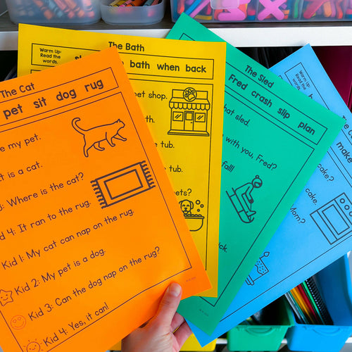 Decodable Reader's Theatre Plays | Printable Teacher Resources | Literacy with Aylin Claahsen