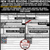 New Year January Reading Comprehension Passages and Questions | Printable Teacher Resources | The Little Ladybug Shop