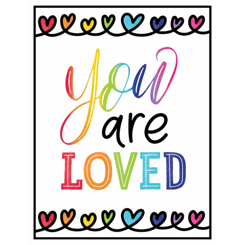 "You are Loved" Rainbow Classroom Decor Light Bulb Moments by UPRINT