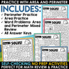 Spring Math Activities Area and Perimeter Worksheets Game Math Mazes