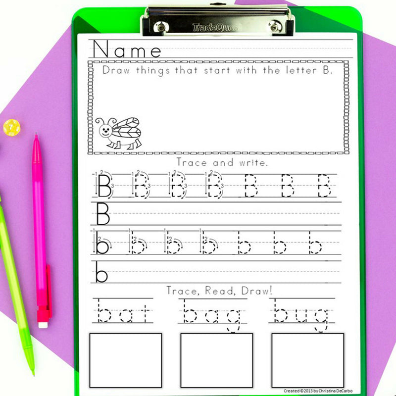 Little bee Handwriting Practice for Kids: Little bee: Alphabet Handwriting  Practice for kids: Preschool writing Workbook with Sight words for Pre K, K  (Paperback)