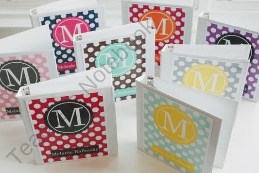 Binder Covers Polka Dot by UPRINT