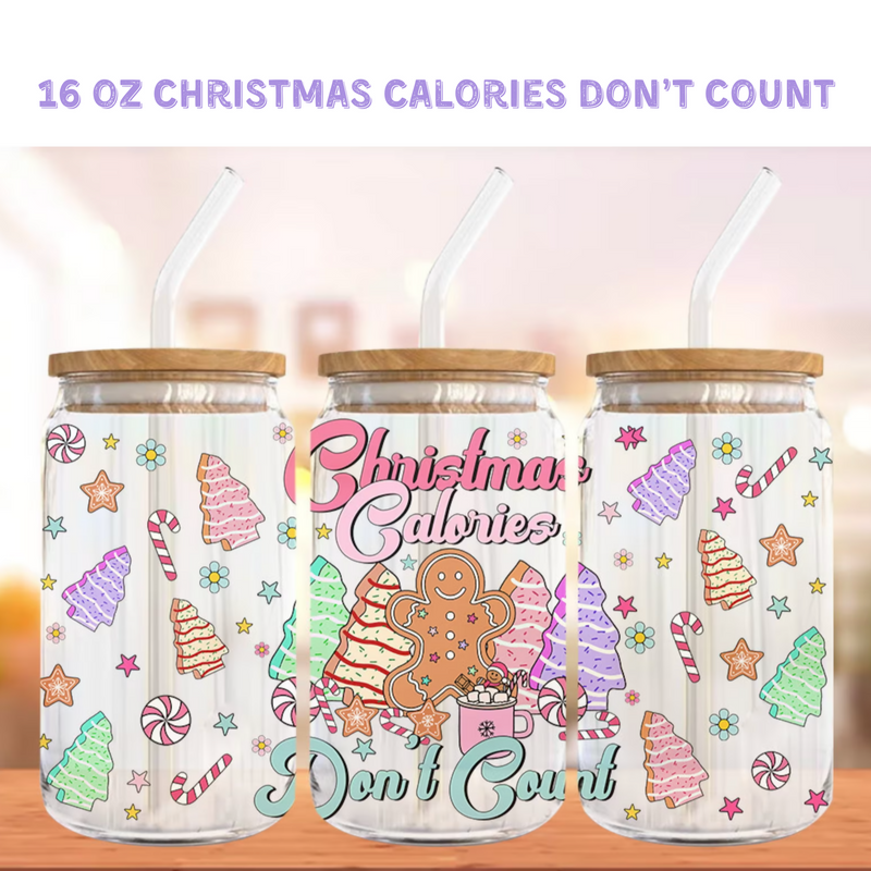 Christmas Calories Don't Count | Glass Can | Crafting by Mayra | Hey, TEACH!