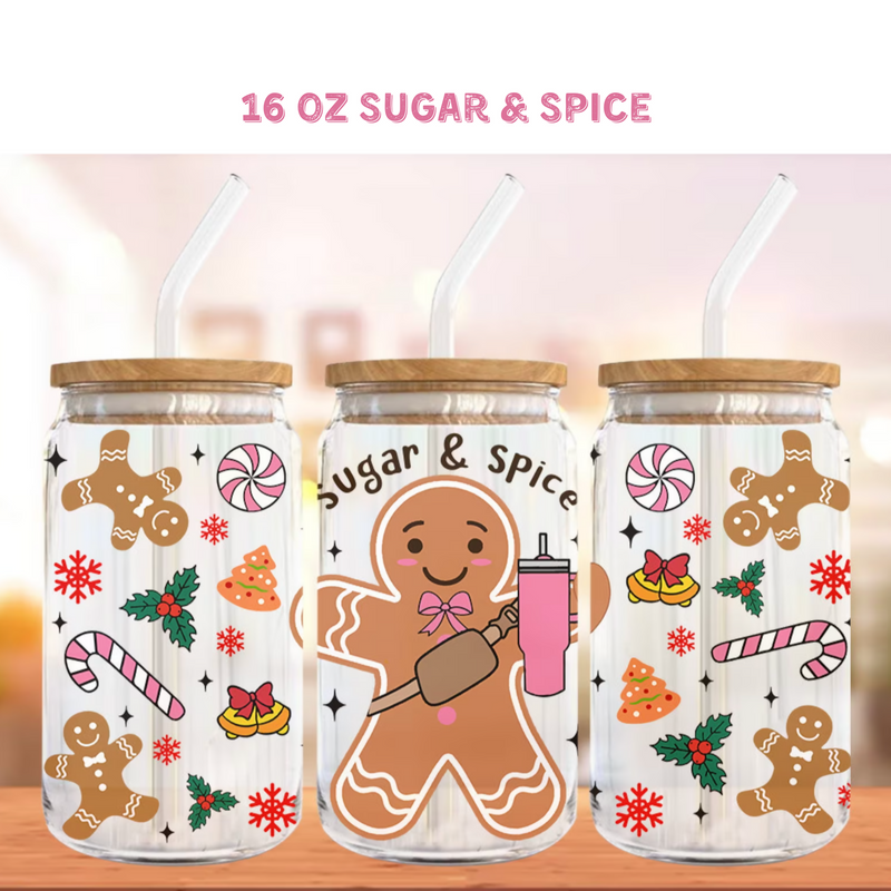 Sugar & Spice | Glass Can | Crafting by Mayra | Hey, TEACH!