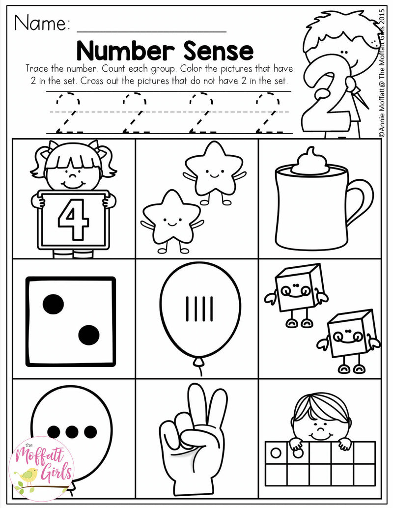 Preschool January NO PREP Packets | Printable Classroom Resource | The Moffatt Girls