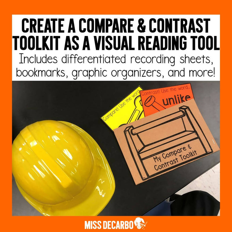 Compare and Contrast Construction Day Reading Classroom Transformation | Miss DeCarbo