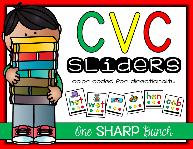 CVC Sliders Code Coded for Directionality by One Sharp Bunch