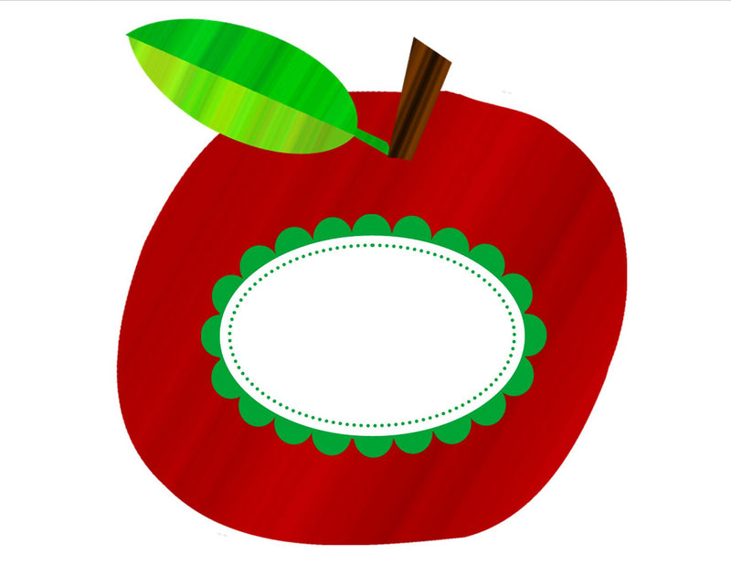 Primary Apple Cut Outs {UPRINT}