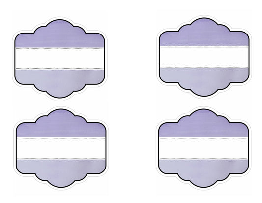 Watercolor Name Tags | Color My Classroom | UPRINT | Schoolgirl Style