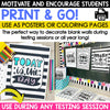 Motivational Posters for Testing State Test Motivation Coloring Pages