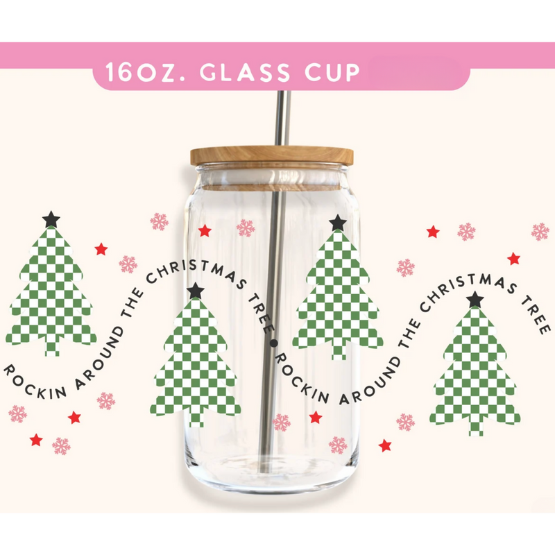 Rockin Around The Christmas Tree | Glass Can | Crafting by Mayra | Hey, TEACH!