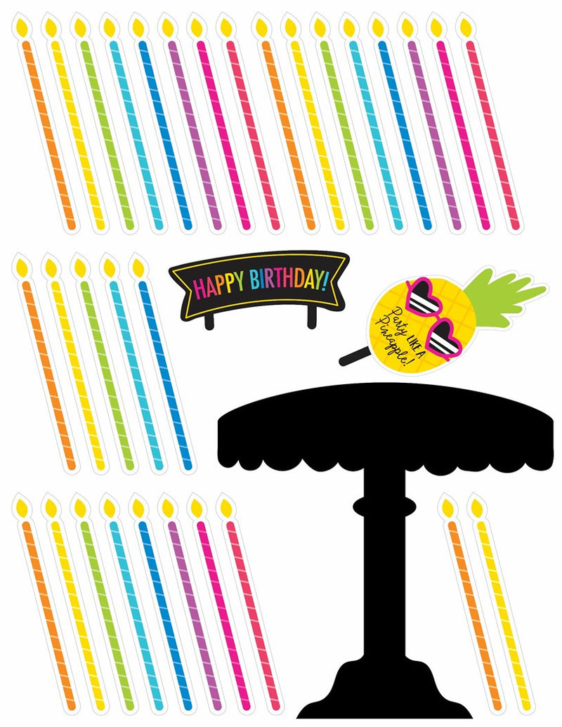 Neon Pop - Birthday Bulletin Board Set {UPRINT}