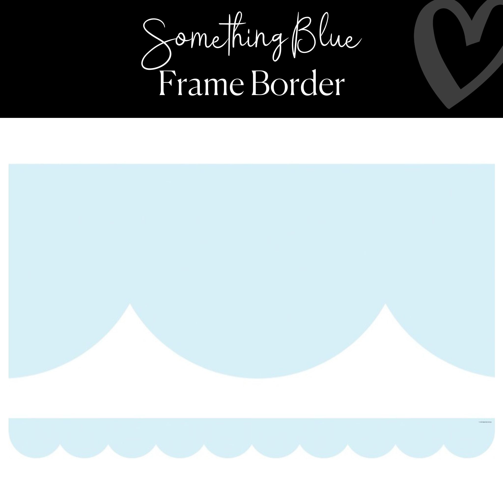 Blue Rant Borderlayout Blue Frame Border Clip Art