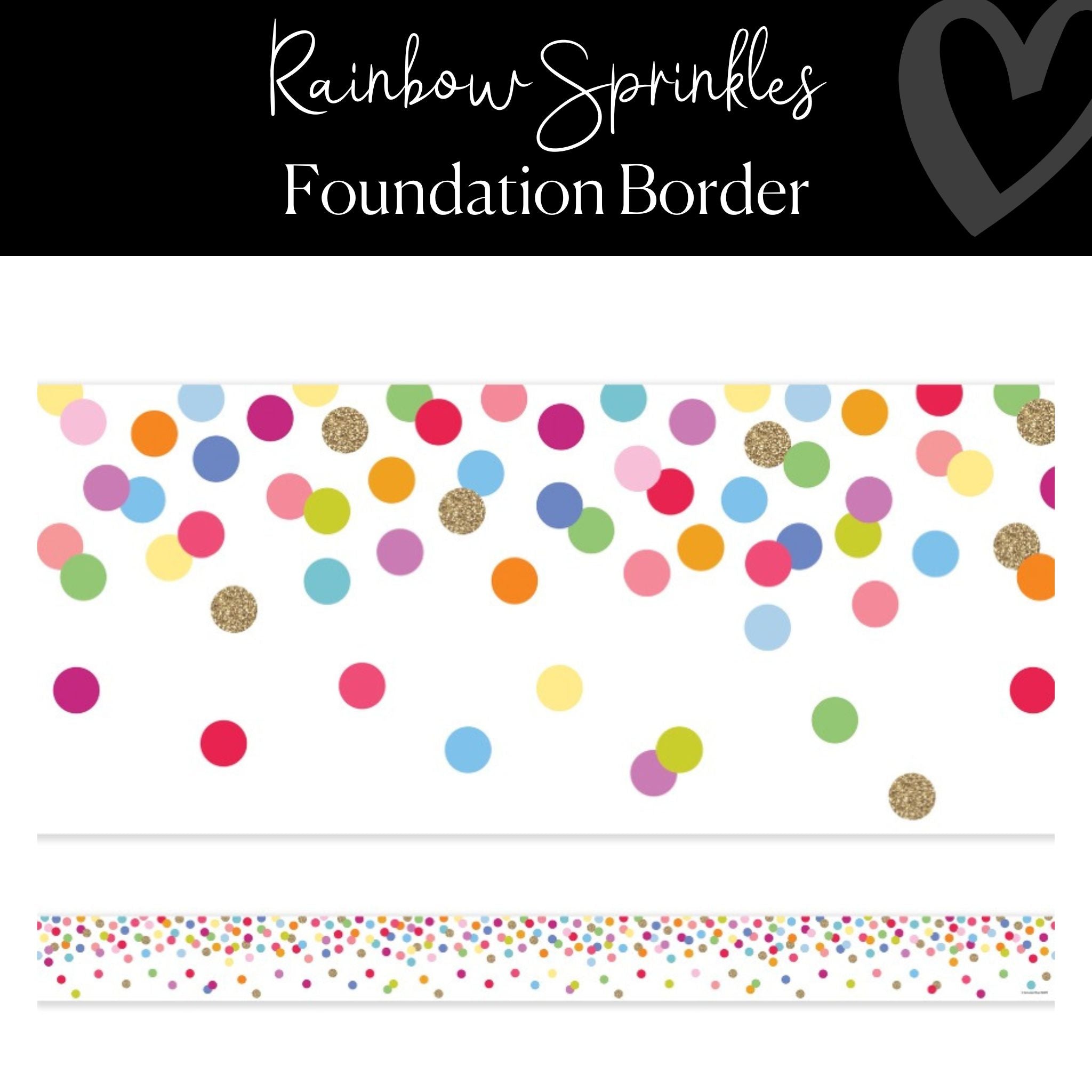 Rainbow Dots Border