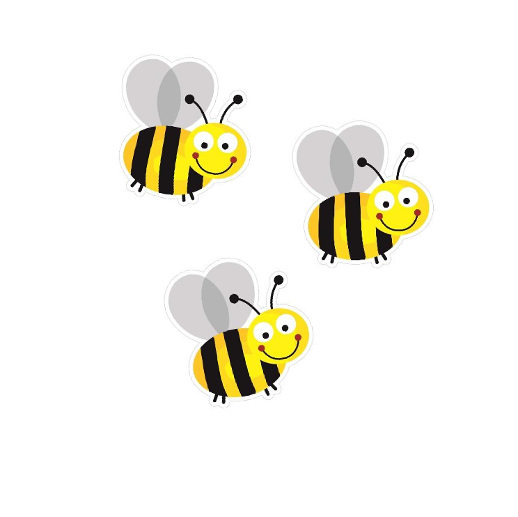 Buzzing Bee Cut Outs {UPRINT}
