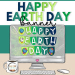 Happy Earth Day Banner by Teacher Noire