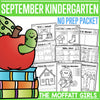 Kindergarten Back to School No Prep by The Moffatt Girls