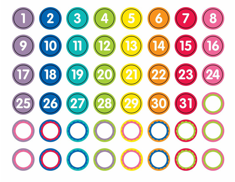 SHOP Calendar | Rainbow Classroom Decor | Just Teach | UPRINT | Schoolgirl Style