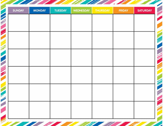 SHOP Calendar | Rainbow Classroom Decor | Just Teach | UPRINT | Schoolgirl Style
