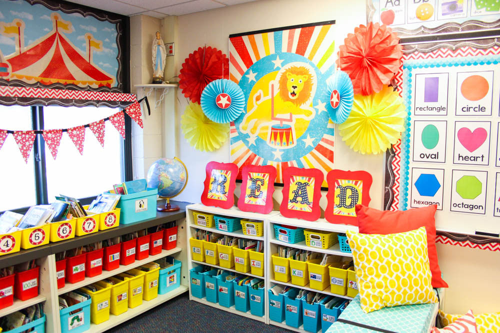 Vintage Circus Full UPRINT Bundle Printable Classroom Decor Teac