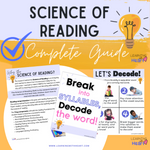 Science of Reading Complete Guide: Simple SoR Tips for Teachers | Printable Classroom Resource | Learning with Heart