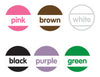 Color Circle Labels Confetti Crush by UPRINT