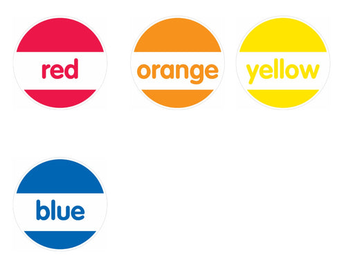 Color Circle Labels | Confetti Crush | UPRINT | Schoolgirl Style