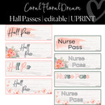 Coral Floral Dream | UPRINT | Printable Classroom Decor | Boho Classroom Decor | Teacher Classroom Decor | Schoolgirl Style