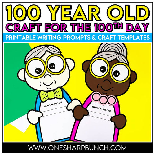 100th Day of School Craft and Writing Activities for 100 Day Bulletin Board by UPRINT