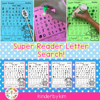 Super Reader Letter Searcher by KinderbyKim