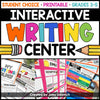 Interactive Writing Center Student Choice Printable Grades 3- 5 by Joey Udovich