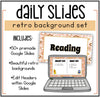 Daily Slides Retro Background Set by Mrs. Munch's Munchkins