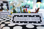 Nameplates | Polka Dot | UPRINT | Schoolgirl Style