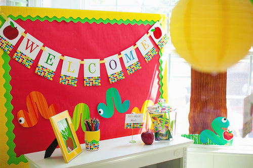 Banner Letters Primary Apple by UPRINT