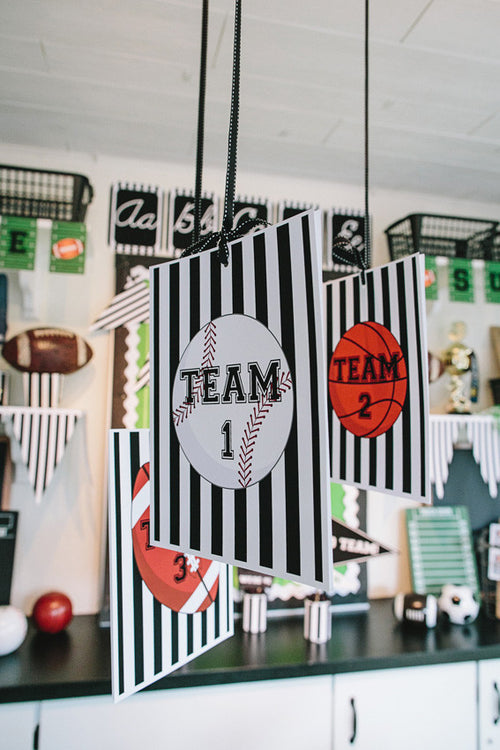Totally Teamwork Table/Center Signs {UPRINT}