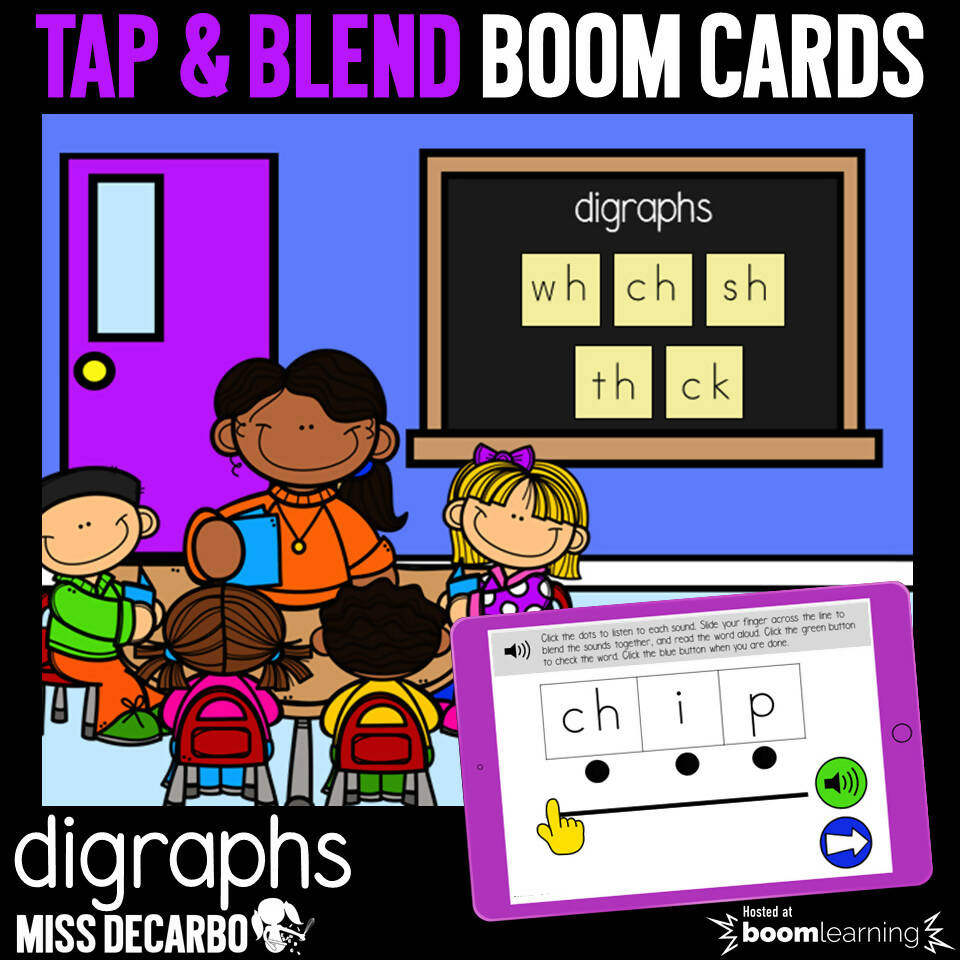 Blends and Digraphs Phonics Mini Books - Miss Kindergarten