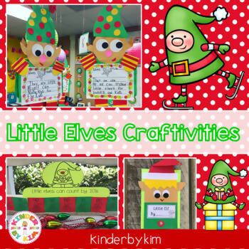 Little Elf Activities and Craft Pack | Counting by 10's Headband Craft | Printable Teacher Resources | KinderbyKim