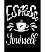 Industrial Cafe 'Espresso Yourself' Poster by UPRINT