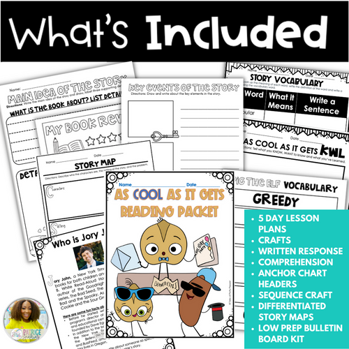 As Cool As It Gets Book Companion & LOW PREP Craft | Printable Resource | Tales of Patty Pepper