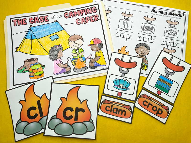 End of the Year Camping Day Escape Room Activities and Centers | Printable Classroom Resource | One Sharp Bunch