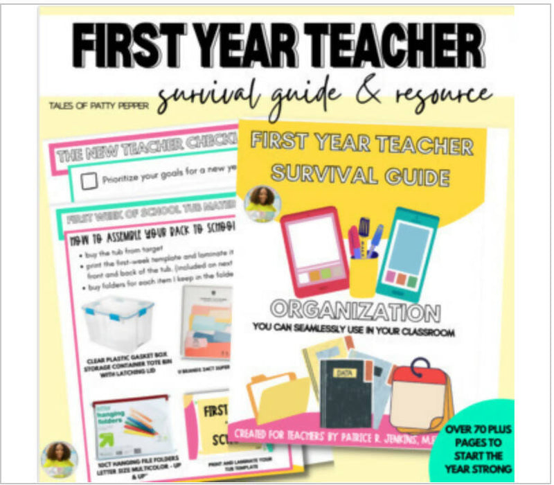 First Year Teacher Survival Guide and Resource by Tales of Patty Pepper