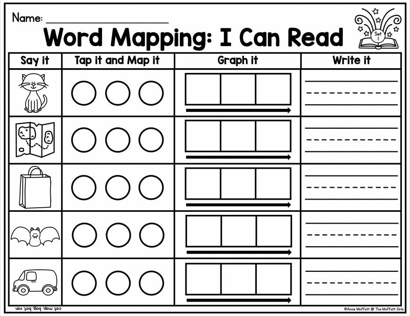 Word Mapping- The Bundle | Printable Classroom Resource | The Moffatt Girls