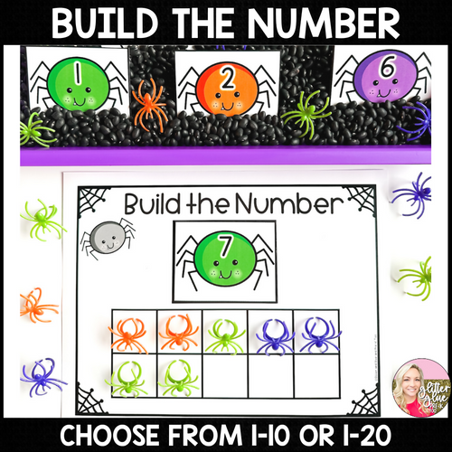 Halloween - Spider Math Activities