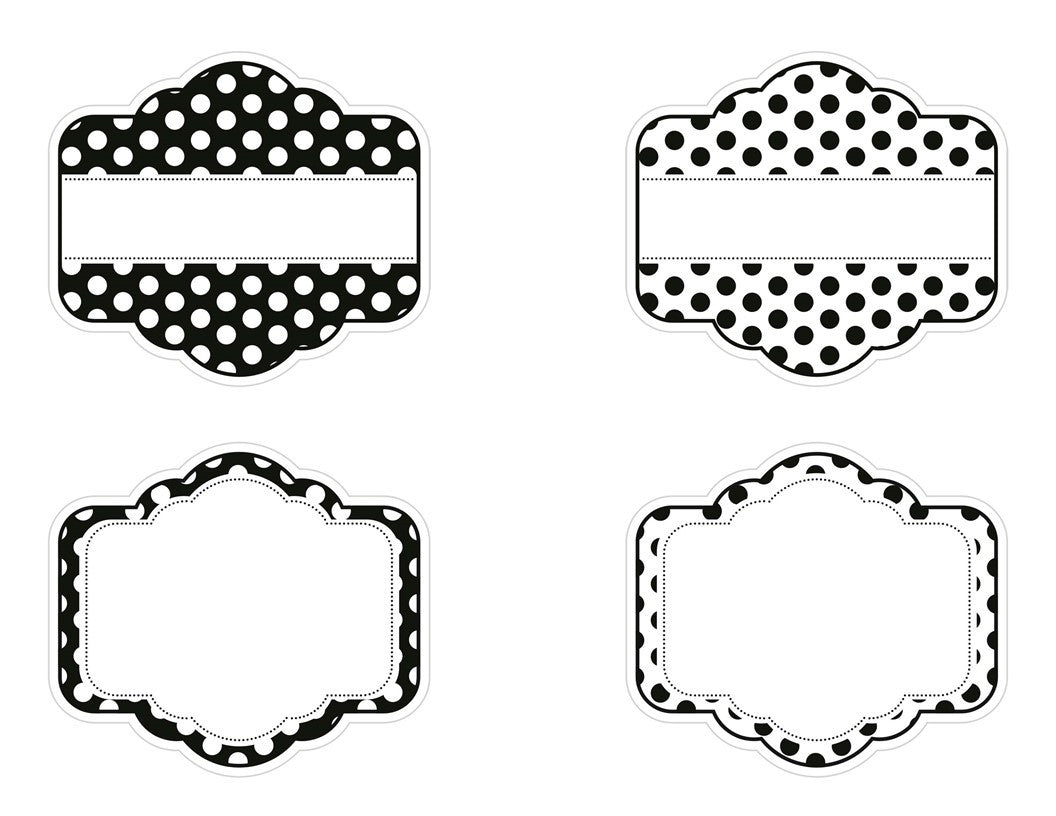 Fancy Tag Pattern Fancy Label Outline