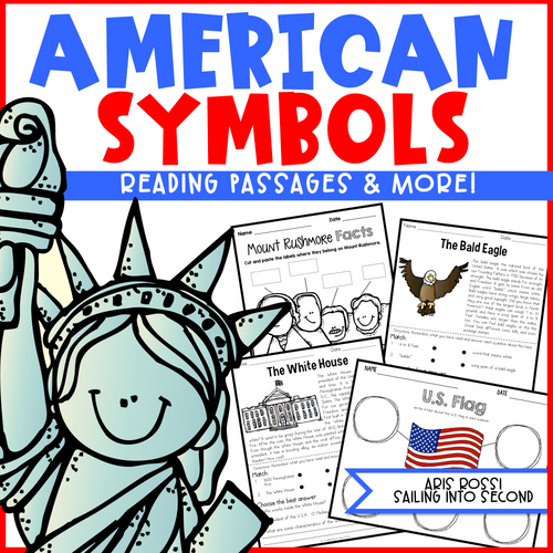 American Symbols Reading Passages and More by Teaching with Aris